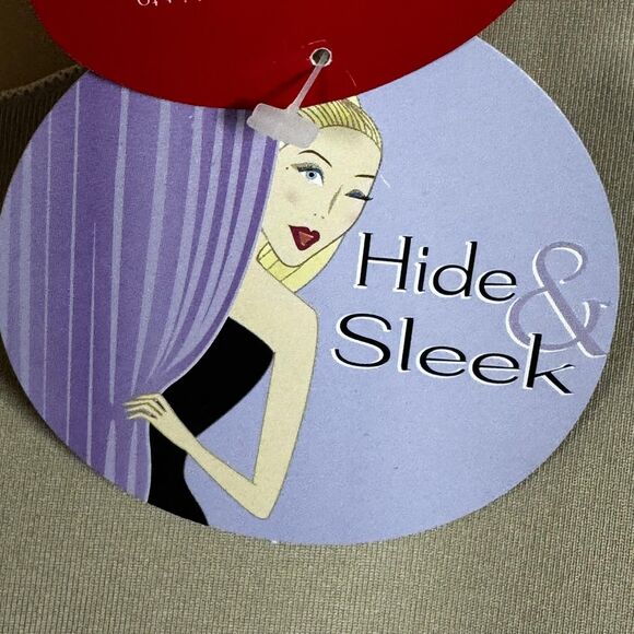 Spanx Hide & Sleek Cami Shapewear Womens 1X Beige Moisture Wicking Tank Top - Picture 7 of 9